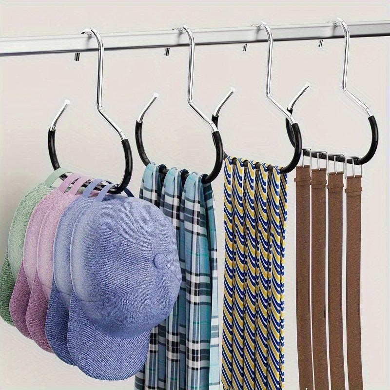 4/2PCS Multifunctional Storage Solution for Baseball Cap Scarf Belt Wardrobe Decoration Durable Practical Hooks
