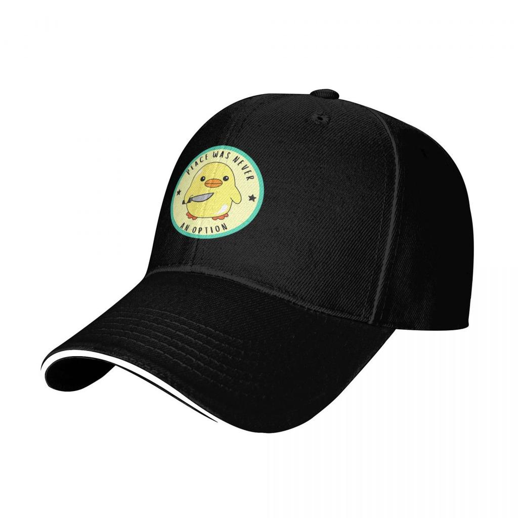 Duck Peace Was Never An Opition Printed Baseball Caps Snapback Baseball Hats Breathable Casual Casquette Outdoor Unisex