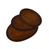 Ovale Serviertabletts, Geschirr, Dessert, Tee, Untertasse, Untersetzer, Kaffee-Untersetzer, Holzteller, Aufbewahrung, Lebensmittel-Display, Home Hotel Decor