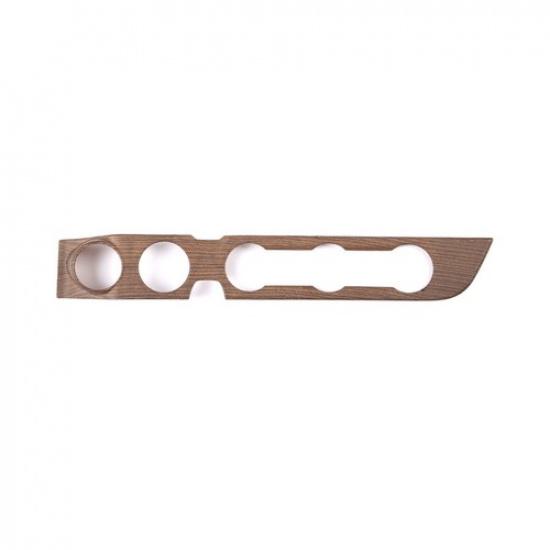 ABS Wood Grain Air Condition Panel Trim Cover For Toyota Tacoma 16-23