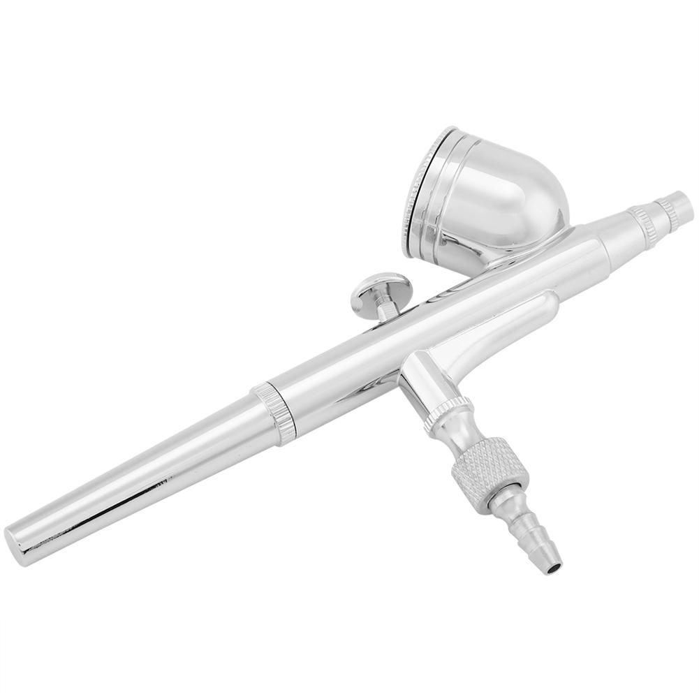 Schwerkraftzufuhr Double Action 7CC Airbrush Farbspritzpistolen-Kit Werkzeuge für Spielzeug Nagelpflege(0,3 mm)
