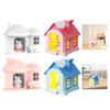 House Shaped Humidifier 2 Mode Spray Essential Oil Diffuser Portable Small Humidifier for Living Room Farmhouse Office Gift SPA