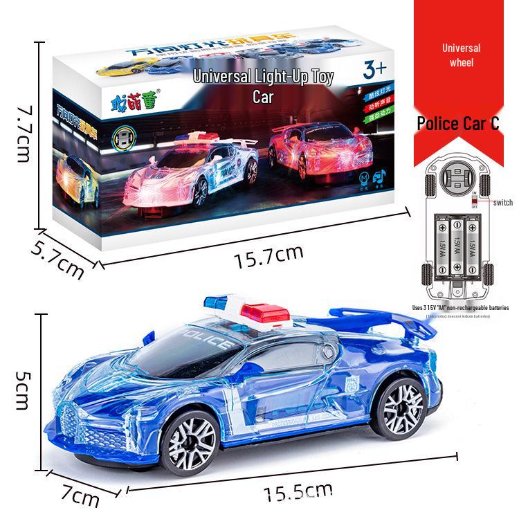 Children's Pull Back Forklift Toy Car with Color Box