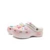 Crocs Classic Platform Clog Peach Blind MH Plan Casual Versatile Fashion Accessories Hole Shoes Women's Pink