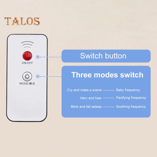 Baby Soothing Palm Baby Patter Automatic Baby Slap Sleep Toy with Remote Control Red Bean Filling Adjustable Speeds Infant Soothing Sleep Aid