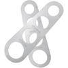 2PCS 180mm Length Stainless Steel Pasta Quick Measuring Tool Kitchen Cooking Tool Silver Kitchen Gadgets Spaghetti Ruler Rice Line Ruler