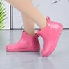 Winter non-slip thickened rain boots versatile casual waterproof shoes adult work overshoes outer wear rubber shoes kitchen rain shoes short tube