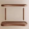 Wooden Desktop Storage Rack Minimalist Spice Jar Storage Holder Display Rack  Jewelry Storage