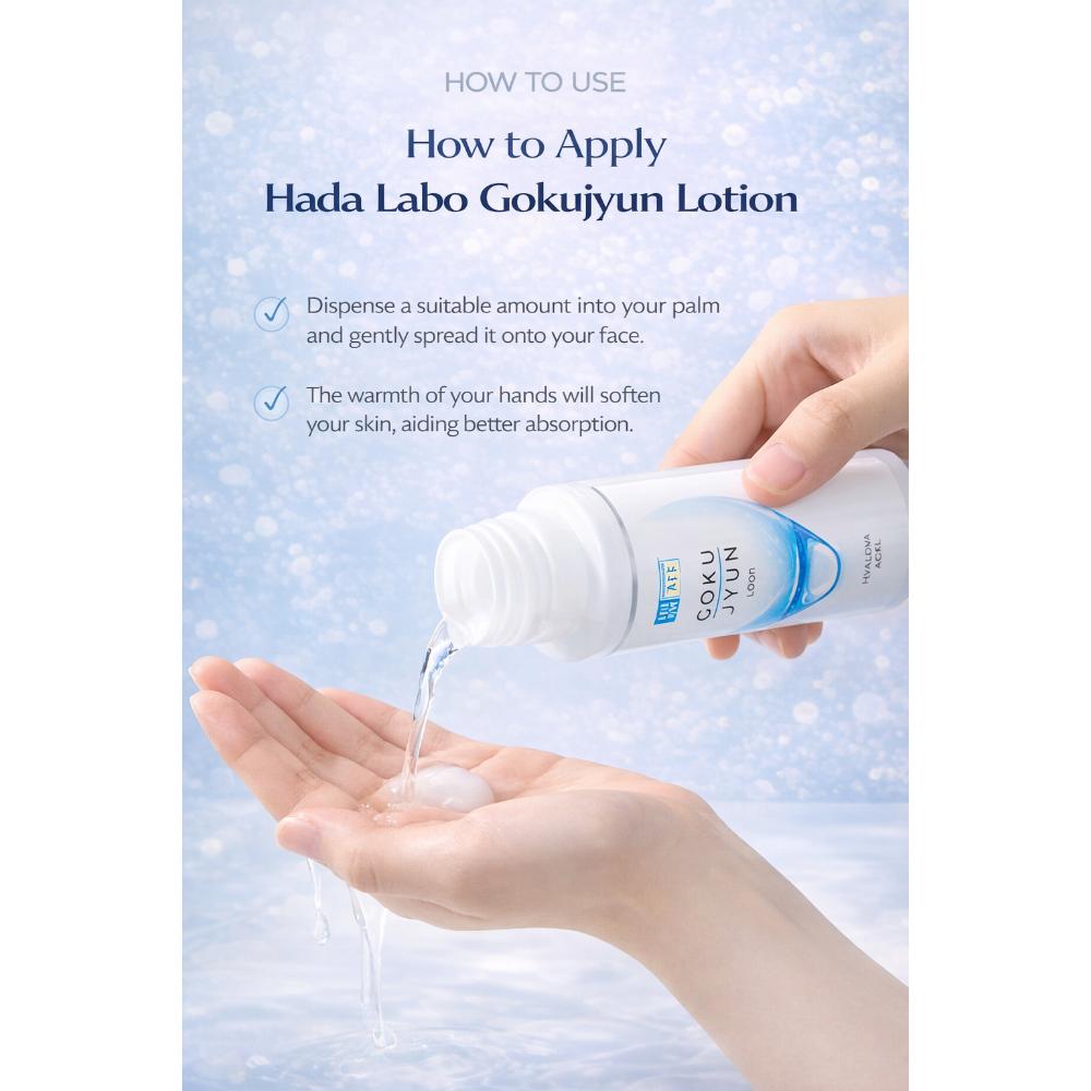 Hada Labo Gokujyun Hyaluronic Lotion 170ml – The Gold Standard of Japanese Hydration