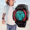 Digital Boys Sports Outdoor 50m Water Date and Day of the Week Dual Analog Display Children's Boys' Watch, Watch, Multifunction, Resistant, Alert,