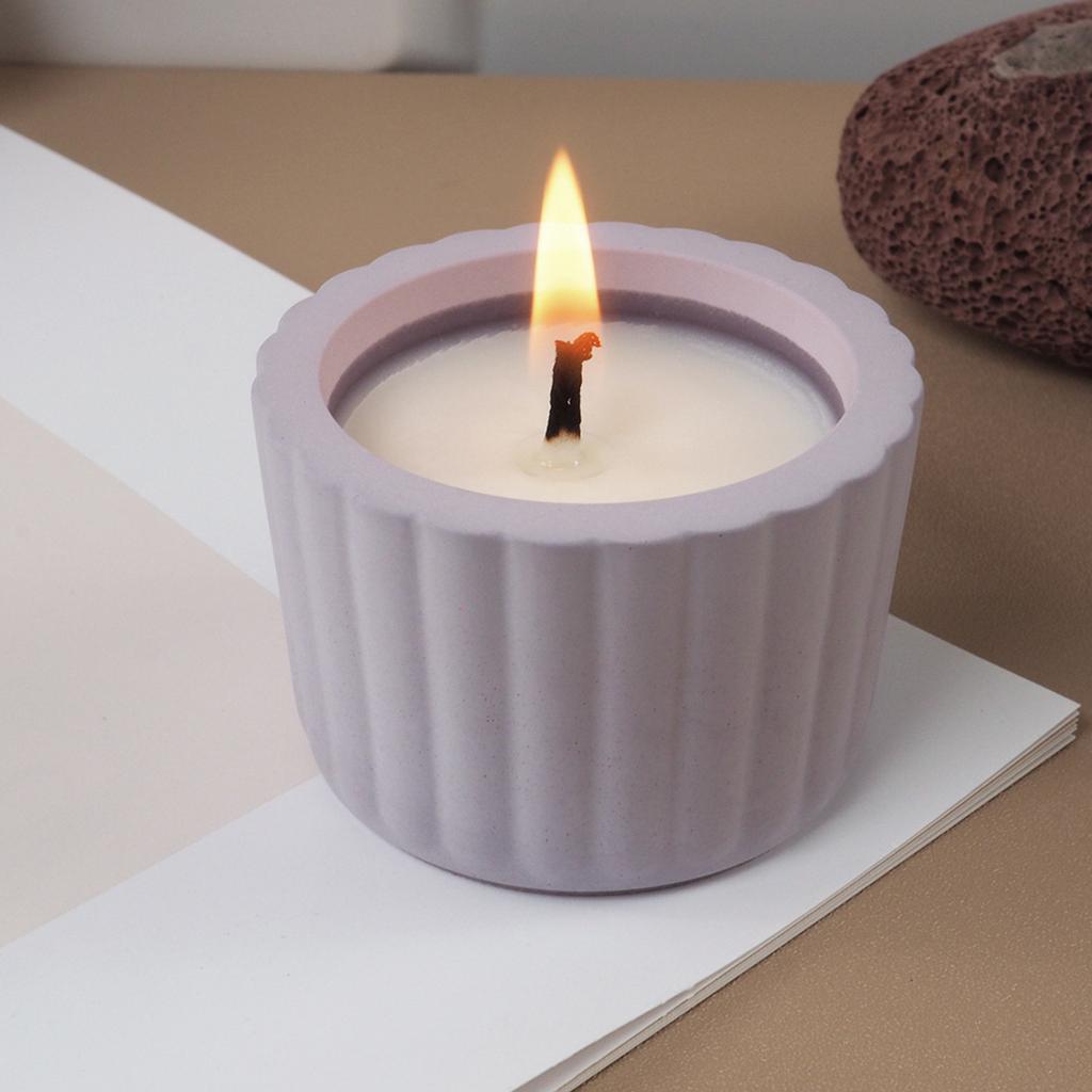 Crafty Silicone Mold for Cement Cup - Make Your Own Unique Gypsum Candle Holder or Decorative Mirror