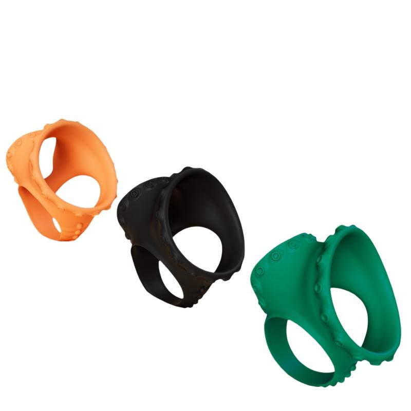 Silicone Retardant Penis Ring Strong Erection For Man Testicle Sleeve Restraint Adult Toys Cock And Ball Ring Soft Dick Lock