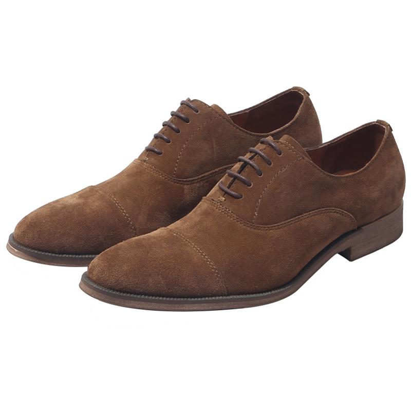 Male Formal Flats Footwear Suede Leather