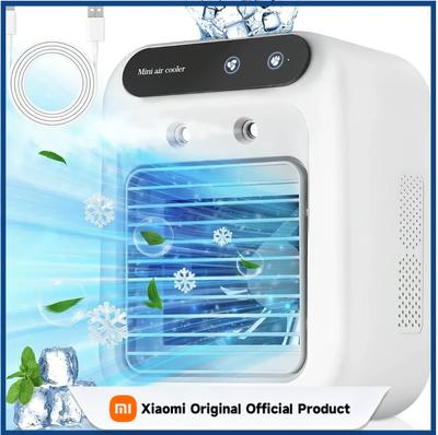 Xiaomi Portable Dormitory Spray Cooler with Humidification, Electric Fan, Desktop Mobile Air Cooler for Small Household Air Conditioner