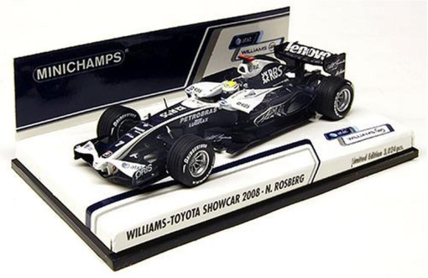 

Minichamps DP Williams Toyota Show Car 2008 Rosberg Finished Product 1/43 AT&T