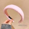 Pink Series Women's Versatile High-Top Non-Slip Hairband - Perfect for Outings, Face Washing, and Sweet Styles