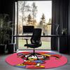 The Amazing Digital Circus Printed Round Rug Carpet Chair Rug Area Rug Entryway Doormats,for Office Chair Living Room Bedroom Kitchen Room.