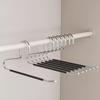5pcs Non Slip Pants Hangers Space-Saving Necktie & Shawl Organizer for Hanging Shirts T-Shirts Blouses