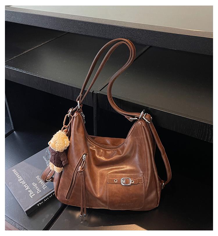 Women's Large Capacity Versatile Tote & Shoulder Bag for Casual Outdoor Commuting