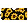 Universal Printed Car Sun Shade - Aluminum Film Heat Insulation for Front Window