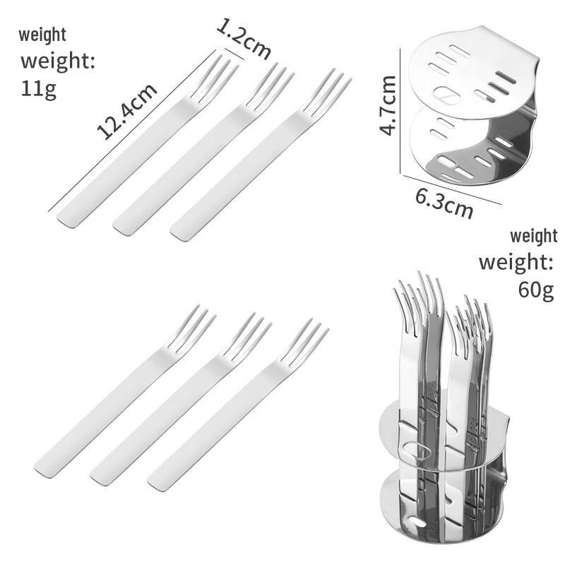 

Ru Han 304 Stainless Steel Fruit Fork Set