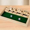 1 Set Wooden Flaps & Dices Game Single Players Pub Bar Party Supplies Shut The Box Dice Board Game For Kids And Adults