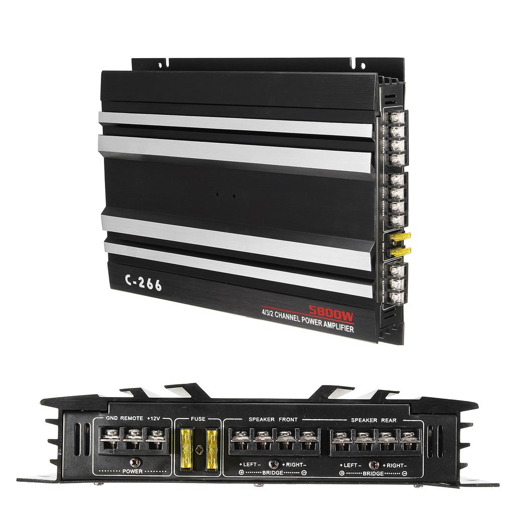 Buy 5000W 4 Channel Car Amplifier Audio 