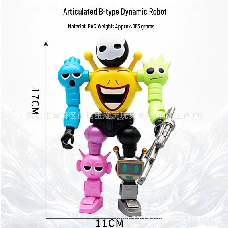 17CM Articulated Anime Game Figure with Detachable Parts