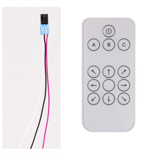 Nazotech LED Illumination System. Remote-controlled LED Illumination System for Plastic Models, Dioramas, Miniature Cars, and More. Smallest Board, 8