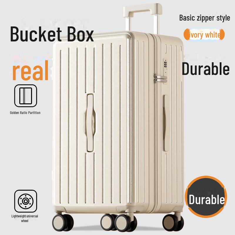 

«Прочный 24-дюймовый чемодан на колесиках с подстаканником и прочным замком для мужчин и женщин» 28-inch Extra Large