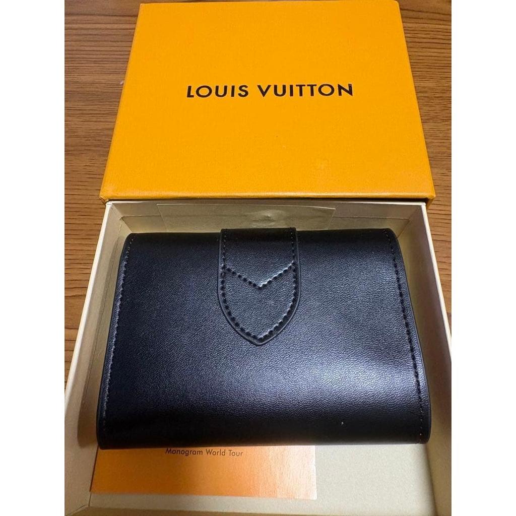 Used LOUIS VUITTON tri-fold wallet black pink