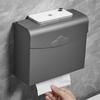 Punch-Free Space Aluminum Wall-Mounted Tissue Box Holder for Bathroom or Kitchen