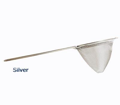 Ситечко для коктейльного бара, мелкоячеистое коническое сито из нержавеющей стали, сетчатое сито премиум-класса, конусное сито для коктейлей серебряный