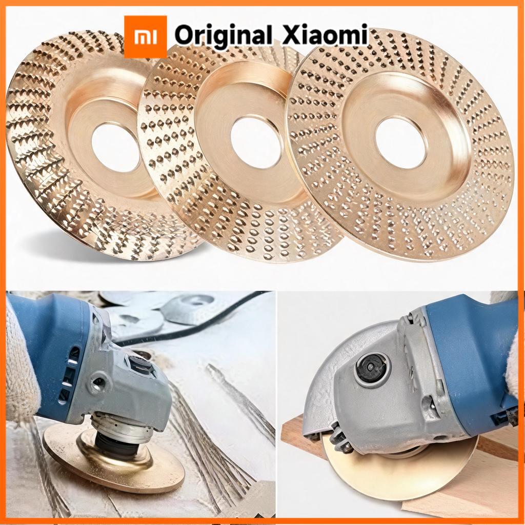 Xiaomi Woodworking Grinding Thorn Disc 3Pcs Angle Grinder Polishing Disc Flat Disc Polishing Wheel Wood Tea Plate Root Carving Tool