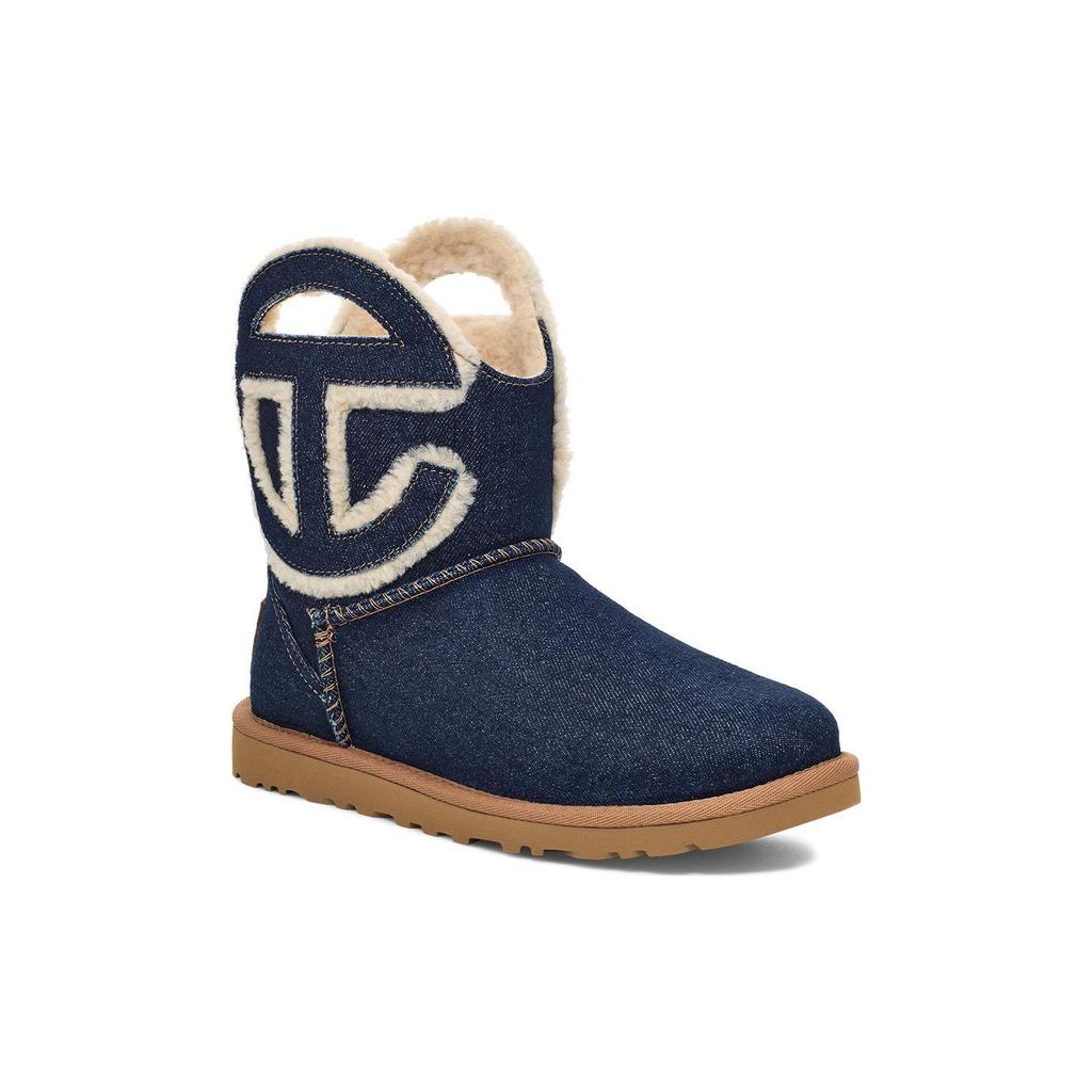 UGG Telfar X Logo Mini Boot Indigo Denim Unisex Sneakers Blue 1152550-IDG