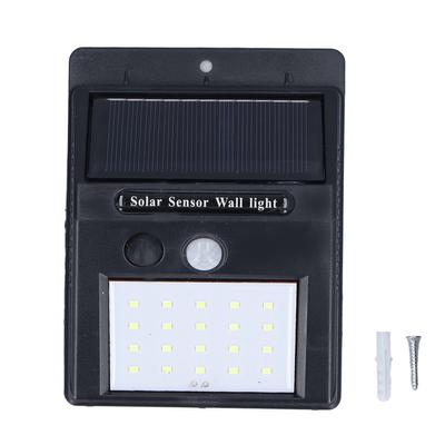 20LED solární venkovní světla bezpečnostní nástěnná lampa s pohybovým senzorem pro zahradní vilu a domácnost