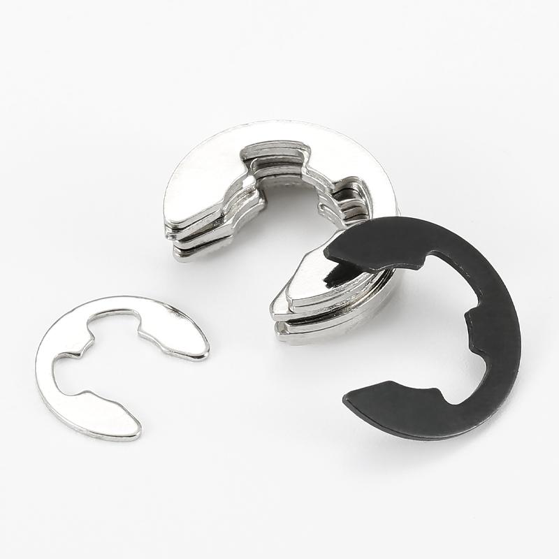 10/ 50/ 100pcs 304 Stainless Steel/ 65# Mn Steel E Clip Circlip Retaining Ring Washer M1.2 M1.5 M2 M3 M3.5 M4 M5 M6 M7 M8 to M13