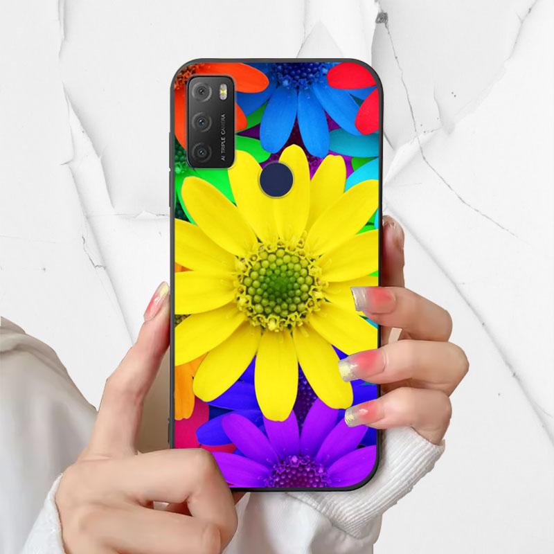 For Alcatel 1S 2021 Case 6025H 6025D Fashion Silicone Soft TPU Phone Cover For Alcatel 1 S 2021 1S(2021) Case Funda Coque Bumper