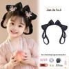 Children's Hanfu Hair Bun Pad – Bow Styling Accessory for Girls