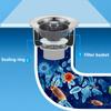 3-In-1 Sink Drain Strainer Stainless Steel Kitchen Mesh Basket Filter Sink Aid Drain Filter for Kitchen Bathroom Accessories