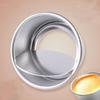 Kitchen Dish Round Pattern Pudding Mold Aluminum Alloy Die Removable Bottom Cake Pan