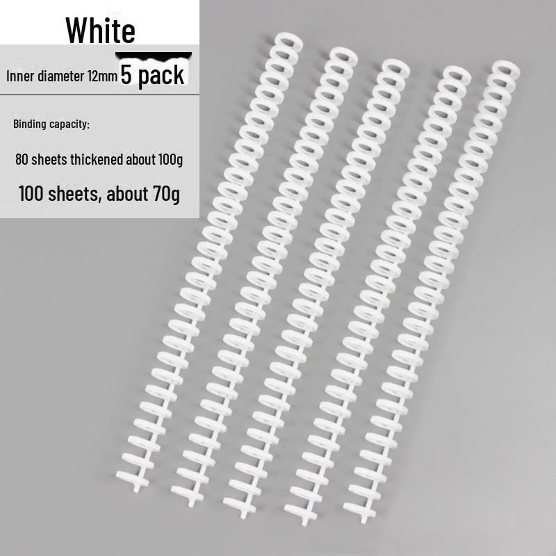 5-Pack Frosted A4 Detachable DIY Loose-Leaf Book with Colored Cover, A5/B5 Opening Ring Hole Folder