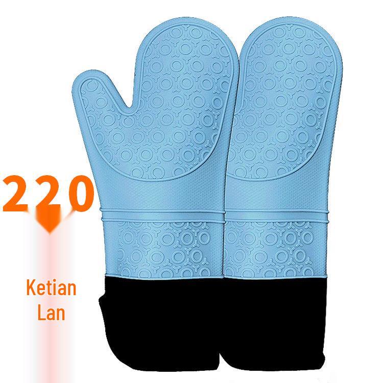 Nine Likes Hitzebeständige Silikonhandschuhe zum Backen - Dick, Qualitätsisolation