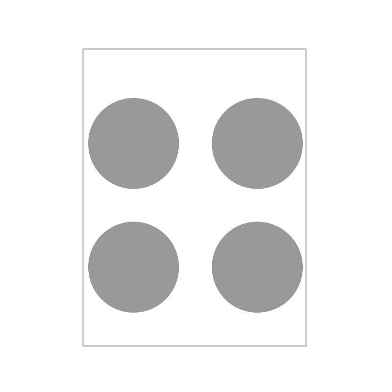 10 Colors Mixed Polka Dot Round Label Stickers: Small & Large, Red, Yellow, Blue, Green, Pink, White, Black, Orange