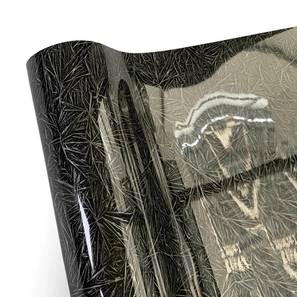 Car Stickers Creative Ice Crackle Vinyl Wrap Protection Film Waterproof Anti-scratch Sticker for Motorbike Car Accessories