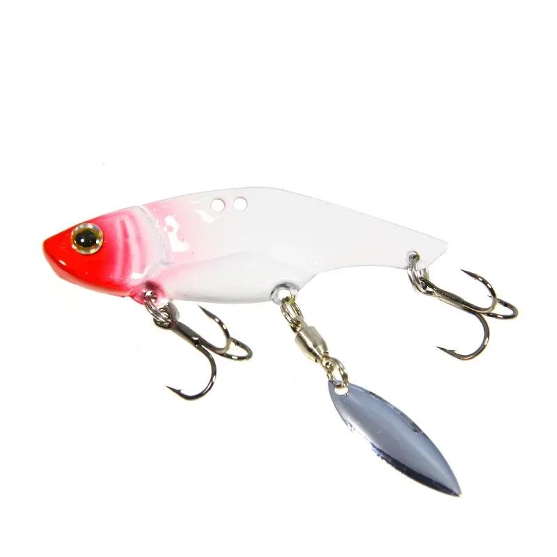 ALASICKA 1pcs Metal Vib Blade Glow Cicada Lure 50mm 55mm 12g 16g Sinking Tail Spinner Baits Bibe For Bass Pike Perch Fishing