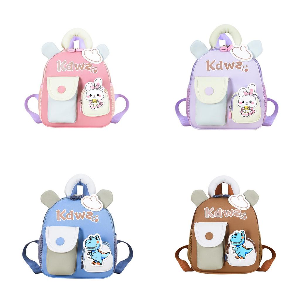 Cute Bunny Toddler School Backpack With Oxford Fabric For Girls And Boys