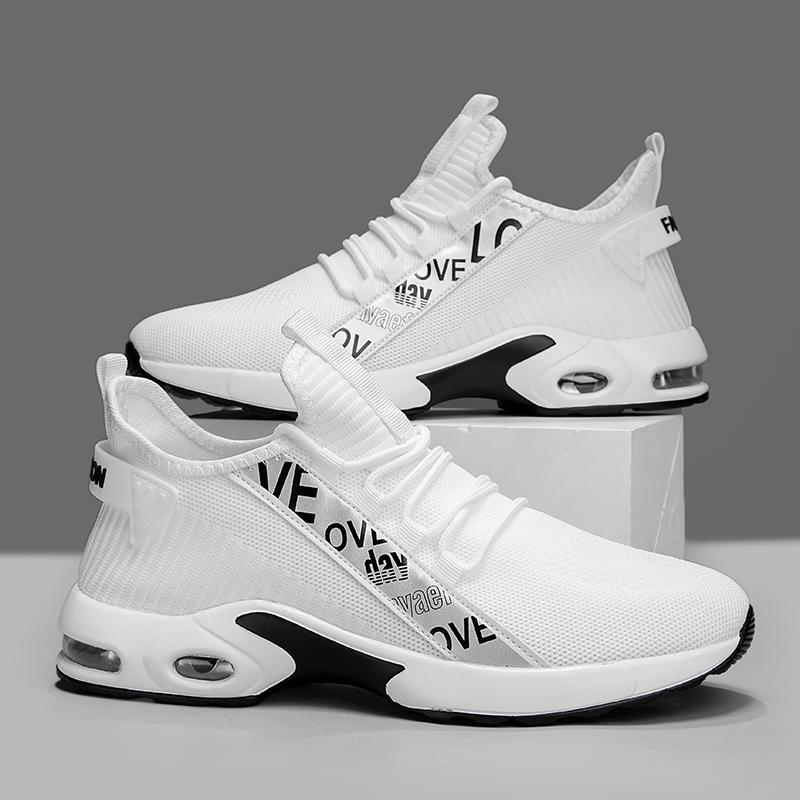 Man Sneakers Breathable Mesh Hiking Shoe Comfortable Walking Shoes Outdoor Fashion Travel Gym Exercise Casual Wear Facon Shoes