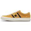 One Star Leather Comfortable and Versatile Non-Slip Lightweight Low-Top Board Shoes Unisex Yellow