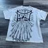 Y2K Tap Out  Retro Fashion Cotton T Shirt Men Oversized Graphic Print Streetwear Short Sleeve Tee Distressed Graphic